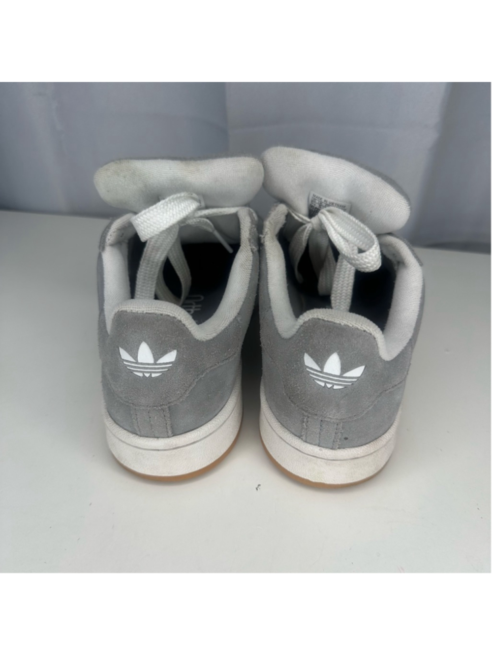 adidas Originals Campus 00s Grey White Gum Shoes Sneakers Men's 5.5 / Women's 6 - Picture 7 of 9